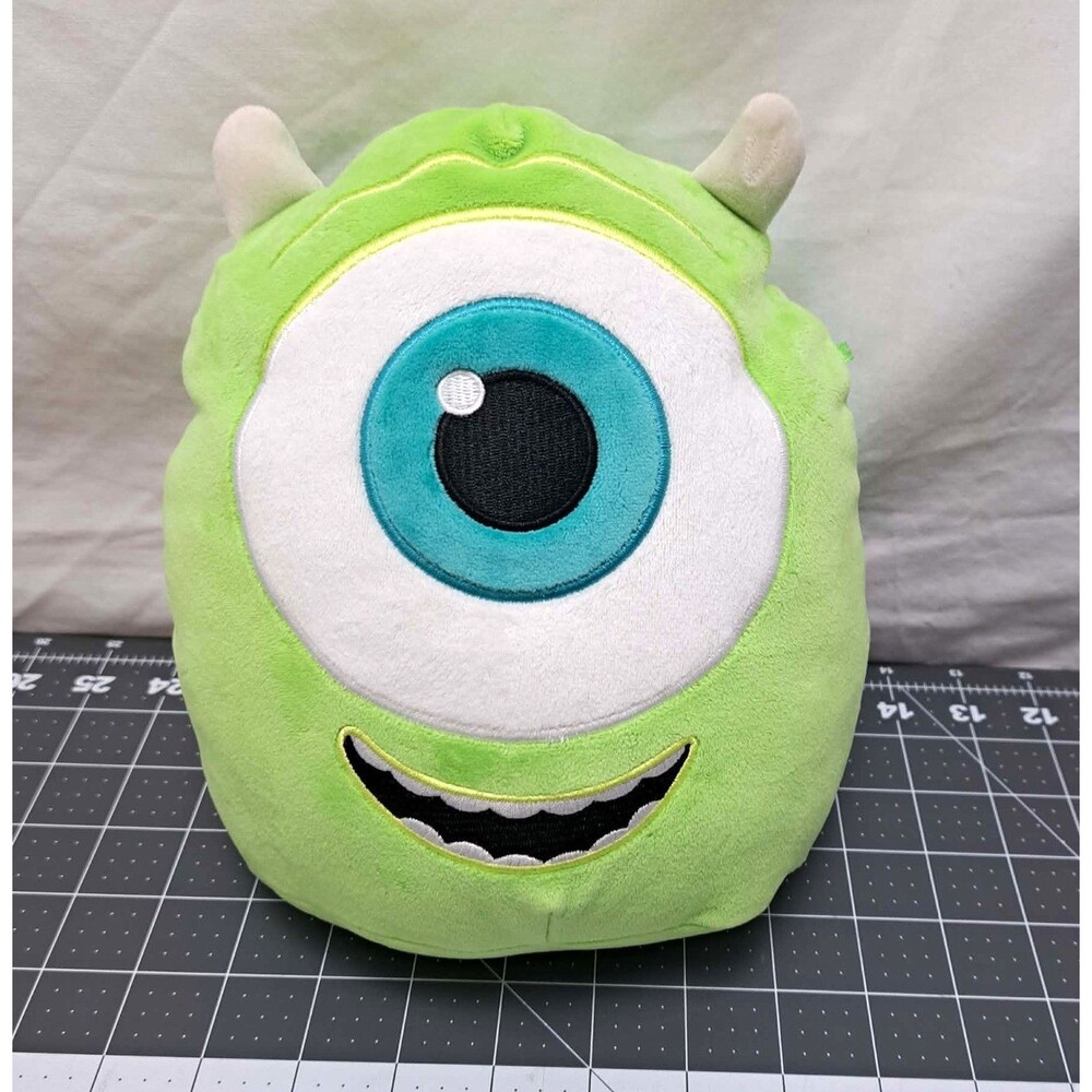 Disney Pixar Monsters Inc Mike Wazowski 8" Soft Plush Toy Jazwares Squishmallows